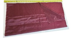 4 lbs Fabric Remnant Tulle Polyester Lining Mesh Sheer Faux Taffeta Stripe White