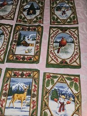 Lot Of Fabric Panels For Quilting,Pillows, Crafts Angels, Cars, Teddy Bear Etc