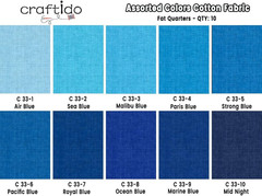 – 11 Options Solids with Tweed Tonals – Assorted Color Cotton Quilting Fabric Bu