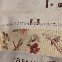 Waverly “Flea Market” Upholstery Fabric 6 Yards X 54 In Wide Dragonflies Flowers