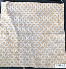 THIBAUT Bernard in Yellow 16 3/4″ Textural Fabric Sample + small extra