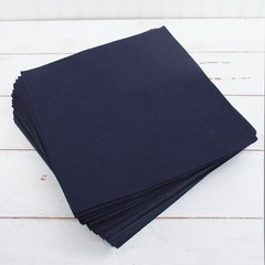 Premium Felt Sheets 50 Pack – 12″ x 12″ – Dk. Navy – Soft Wool-Like 1.2mm