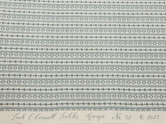 Leah O’Connell Outdoor Performance Stripe Fabric- Georgie Forget Me Not 2.15 yds