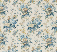 SANDERSON X GILES DEACON CURTAIN FABRIC Lakeland Paradis 5.9 MTRS POPPINJAY/LION