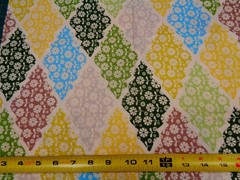 Argyle -HAPPY PLACE by Jenan Morrison for Free Spirit – 1 Yard Pre-Cut