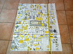 IKEA Fabric Remnant 2015 Kajsa Aronsson Cottage Kitchen Farmcore 36×60″