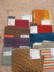 Vintage Fabric Samples For Craft Upholstery Sewing Quilting 11 NICE MIX