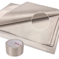 Faraday Fabric，(43″ W × 108″ L Fabric + 300″ L Tape)，Faraday Fabric EMP Proof…
