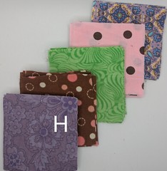 3″ fabric squares variety packs- 50 Count – Great For crafts and quilting