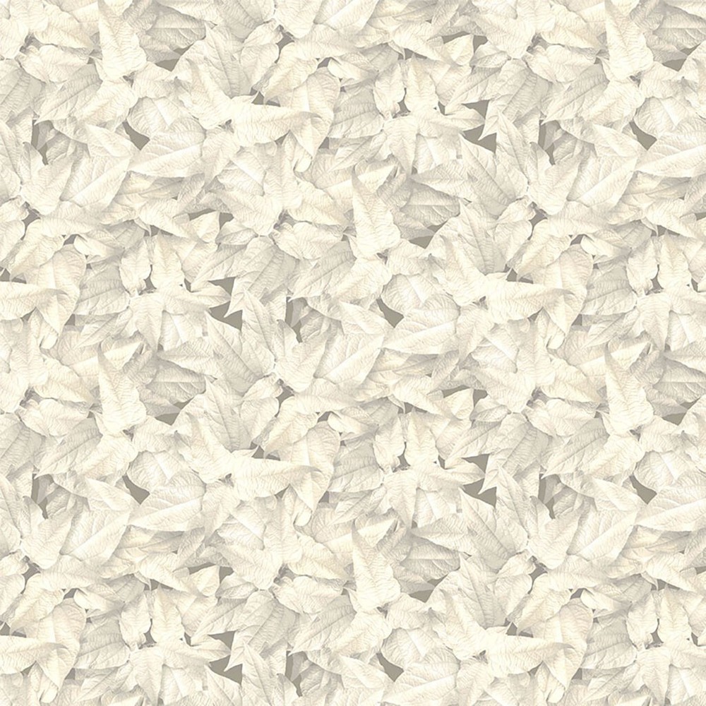 Clothworks Tina’s Garden by Tina Leto Y3681 139 Pale Khaki leaves FABRIC BTY