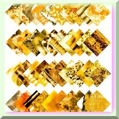 40-Piece Cotton Quilting Fabric Strips