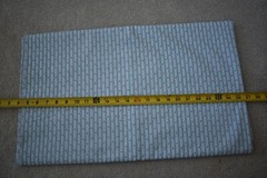 30″ Long, Vintage, Dusty-Rose Hearts & Green Stripes on Cream Quilt Cotton,P699