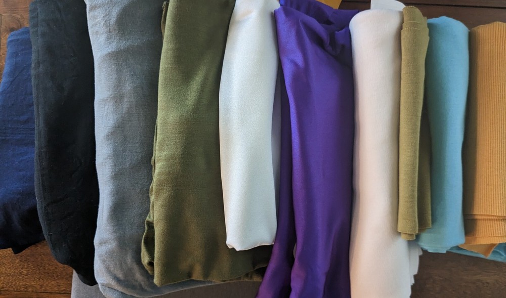 Jersey Knit & Spandex Fabric Selections under a yard & remnants – Your Choice