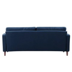 Lorelei Mid-Century Modern Sofa, Navy Blue Fabric, Mid century modern design