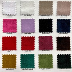 Contessa SILVER Plush Non-Stretch Velvet Fabric for Apparel, Costumes, Curtains