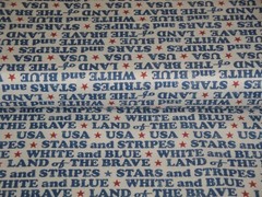 Land Of The Brave Combed Cotton Digitally Printed Patriotic Americana Fabric