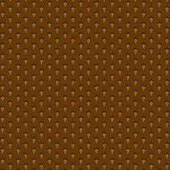 Henry Glass Chocolate Covered Cherries Ditsy Geometric Chestnut Fabric By Yd