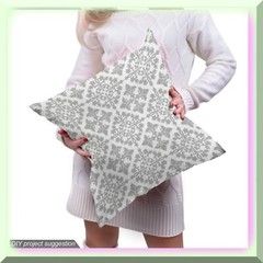 Victorian Floral Modern Graphic Waterproof Fabric 36×58 inches