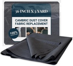 Black Upholstery Dust Cover – 36-Inch Universal Stretch Fit Fabric, 3 Yards Long
