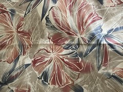 4 Yds Stanley King Studio Universal Convertors Large Print Upholstery Fabric