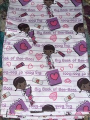 Doc McStuffins 100% Cotton Fabric 108” X 44” Big Book of Boo Boos Disney 3 Yards