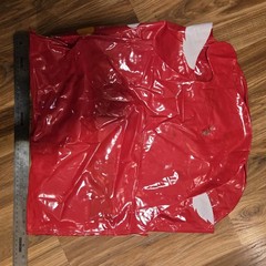 Heavy Vinyl Holiday Seat Taiwan Sold As Is, Parts, Display Or Crafting Material