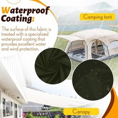 Waterproof Ripstop Nylon Fabric – 60 Inch Wide, Dark Olive, Lightweight, Tear…