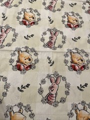 1 YARD + 15 INCHES Winnie The Pooh COTTON Sewing Fabric