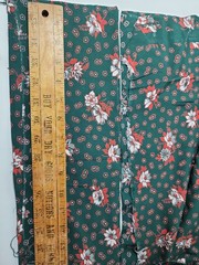 2x Floral Print Batik? Fabric Cotton Rayon Quilt Sewing Craft 36″ X 3yds Total