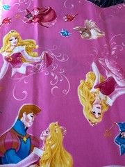 Disney Sleeping Beauty Fat Quarter Cotton Fabric 18×22 Pink Maleficent Aurora