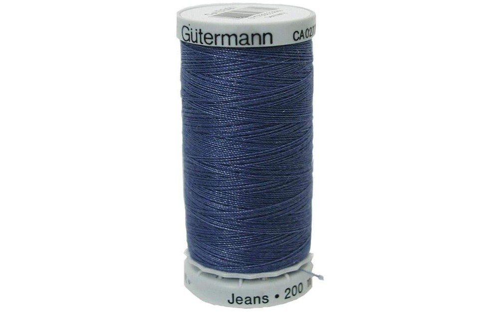 Gutermann Jeans Thread 200m Washed 200m, Blue