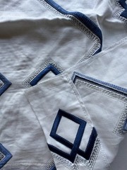Groundworks Prism Blue Designer Fabric Remnants 24” x24”