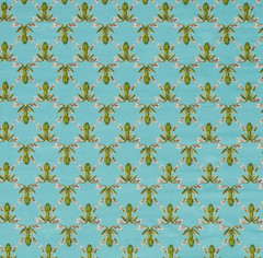HARLEQUIN CURTAIN FABRIC DESIGN Wood Frog Velvet 110 cm x 120 AZUL/FOREST VELVET