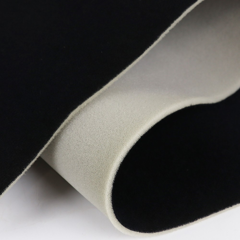 Black Headliner Fabrics 1/8″ Foam Backed 48″x60″ DIY Home Trim Interior Replace