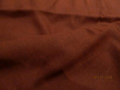 NEW Fabric Piece Remnant Brown Textured Striped Sewing (58in W x 2 yds L)