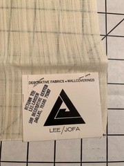 FABRIC/ DECORATOR SAMPLE/ LEE JOFA/ IRISH LINEN CASEMENT/ COLOR-VANILLA