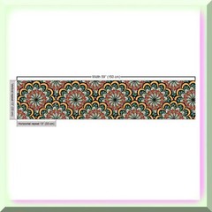 Marigold Seafoam Paisley Waterproof Fabric 36×58 inches