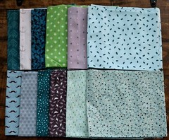 Fat Quarter Bundle Assorted Colors Fabrics – 12 Pieces Approx 21×21 in