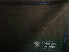 DORMEUIL 95%WOOL+5SHMERE SUITING FABRIC “CASHMERE TOWNTX”MADE IN ENGLAND-3.4m