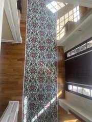 STANLEY KING STUDIO screen print chintz Floral Fabric 53.5″w- 6.66 yards (20 ft)