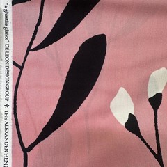 Ghastlie Glance Pink 23″ X 43″ cotton Fabric 1 Repeat by Alexander Henry