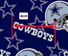 Cowboys fan FAUX LEATHER SHEET 8″ x 12″ 1061973 Dallas Football SMOOTH TEXTURE