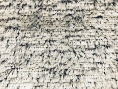 Threads Long Pile Chenille Uphol Fabric- Tierra / Silver Fox 2.50 yd ED85247-900