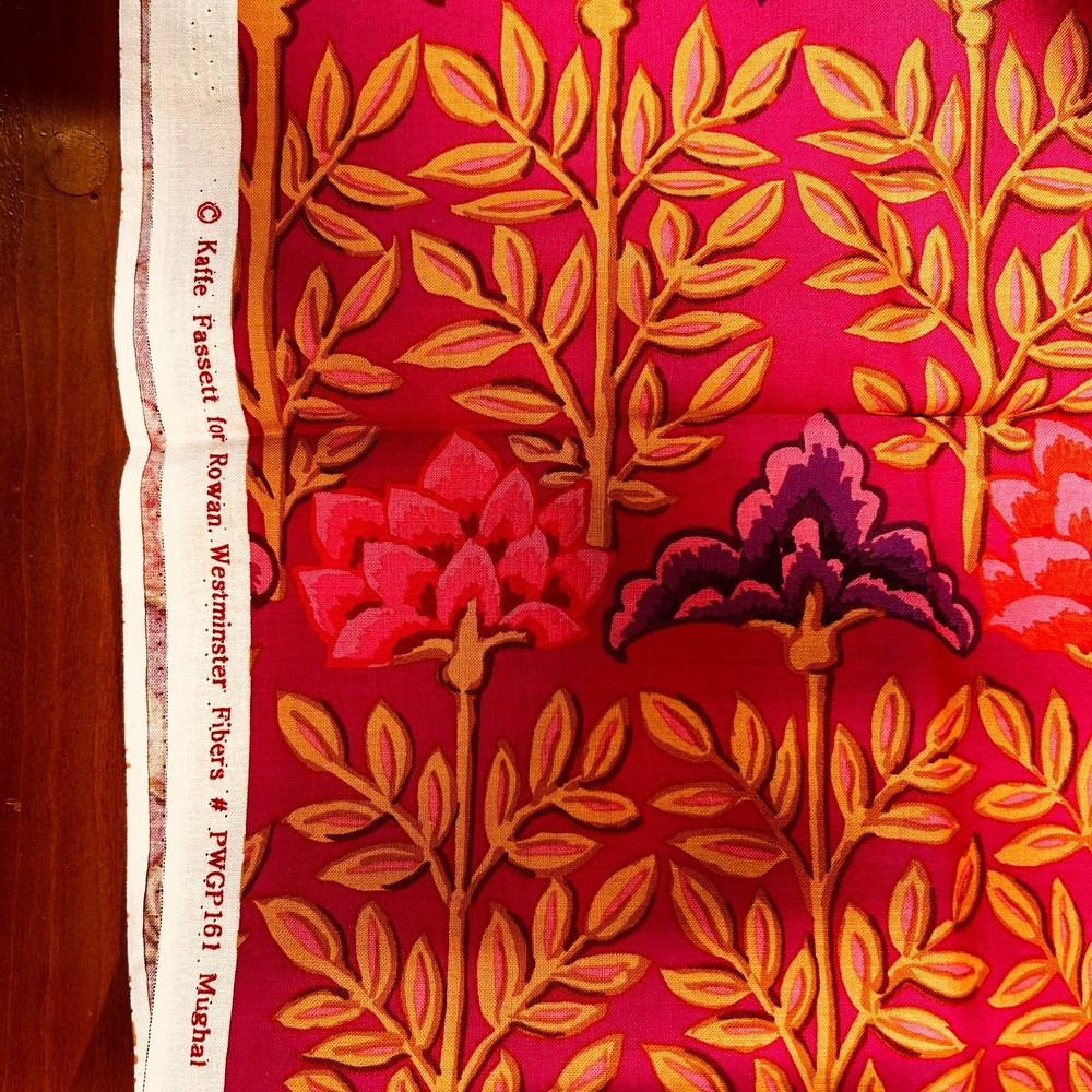 “Mughul” By Kaffe Fasset, For Roan Fabics PGP-161, Pink
