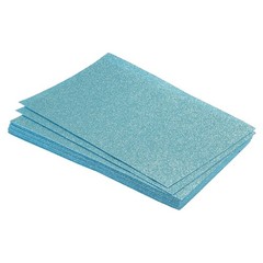 Soft Felt Sheets Glitter Self Adhesive Blue Fiber 11.8″ x 7.8″ 12pcs