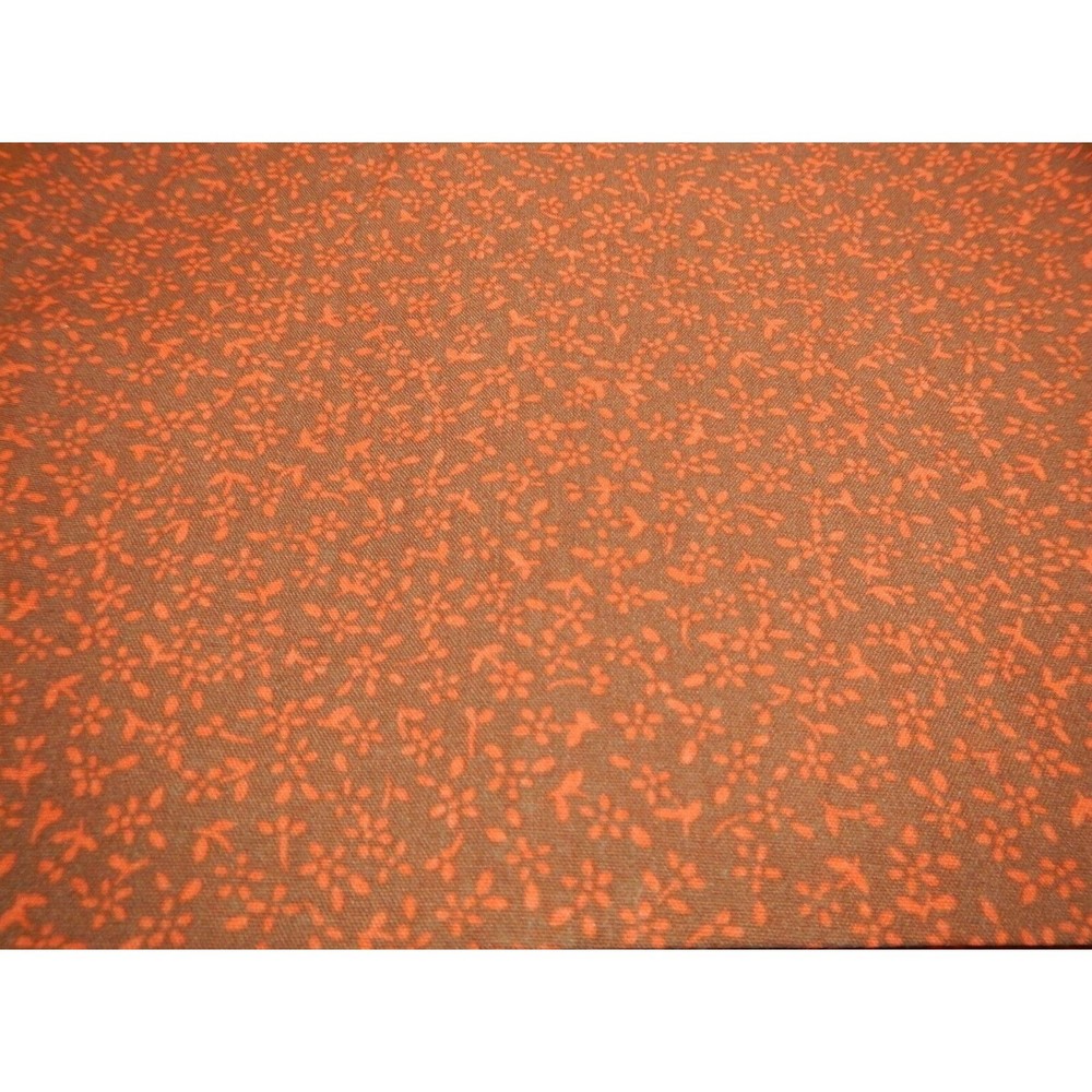 New Dark Red Floral Cotton Fabric by the Yard (1 Yard – 36″ X 44″ Pre-Cut) Craft