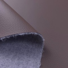 Sable Brown Pebble Faux Leather Vinyl Fabric 54″ BTY Matte Matte 1mm Upholstery