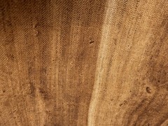 Hand Dyed Persimmon Fabric | Rustic Vintage Homespun Textile | Half Yard Cut