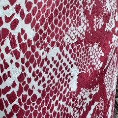 Cotton-Blend Fabric, Snake Skin Pattern Print(3 Colors) – By the Yard