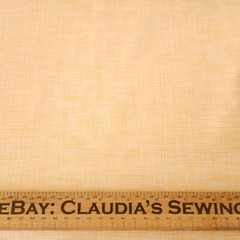 Harmony Cotton BTY Quilting Treasures Yellow Cross Hatch Plaid Blender